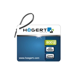 Ácsakalapács üvegszálas nyéllel, 600g , HÖGERT HT3B030  / RENDELÉSRE