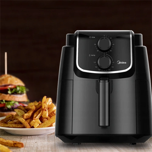 Air fryer, 1500W, 3,5 L, állítható hőmérséklet, időkapcsoló, MIDEA MF-TN35D