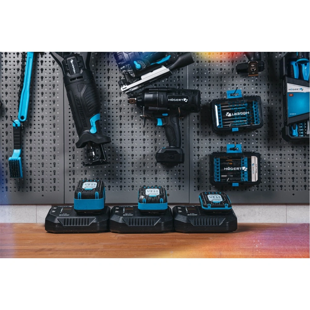 Akkumulátor, 2 Ah, 18 V, Li-Ion, HÖGERT HT2E239-A20