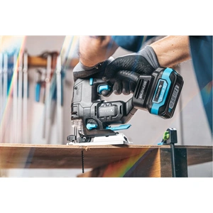 Akkumulátoros dekopírfűrész géptest (töltő és akku nélkül), szénkefementes motor, 18V, HÖGERT HT2E233-0JS 