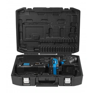 Akkumulátoros fúró-csavarozó szett, 2 Ah akku, 18 V, 50 Nm, koffer, HÖGERT HT2E244-B12DD