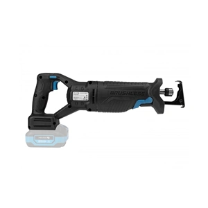 Akkumulátoros orrfűrész géptest (töltő és akku nélkül), szénkefementes motor, 18 V, HÖGERT HT2E234-0RS 