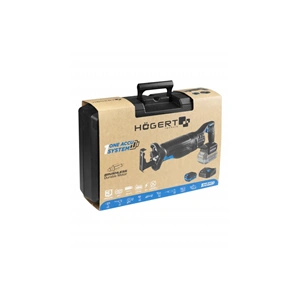 Akkumulátoros orrfűrész szett, szénkefementes motor, 4 Ah akku, 18 V, koffer, HÖGERT HT2E252-B14RS