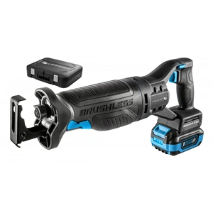 Akkumulátoros orrfűrész szett, szénkefementes motor, 4 Ah akku, 18 V, koffer, HÖGERT HT2E252-B14RS