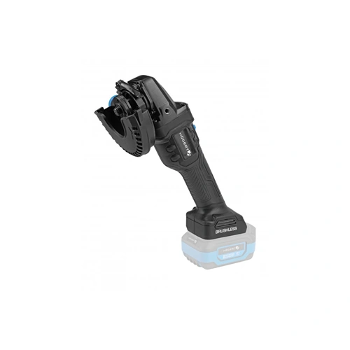 Akkumulátoros sarokcsiszoló géptest (töltő és akku nélkül), szénkefementes, 125 mm, 18V, HÖGERT HT2E231 