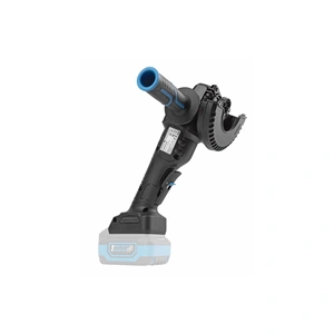 Akkumulátoros sarokcsiszoló géptest (töltő és akku nélkül), szénkefementes, lapát kapcsoló, 125 mm, 18V, HÖGERT HT2E232