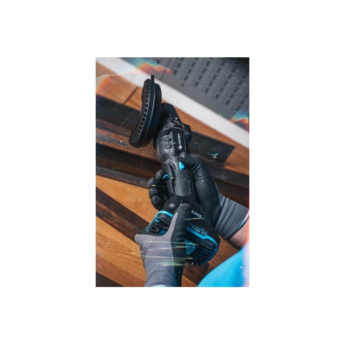 Akkumulátoros sarokcsiszoló lapát kapcsolóval, szénkefementes, 125 mm, 18 V, , HÖGERT HT2E251-B24AG  