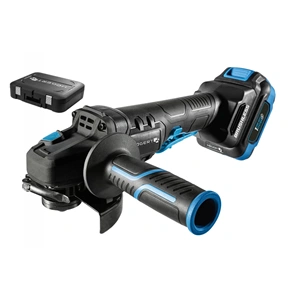 Akkumulátoros sarokcsiszoló lapát kapcsolóval, szénkefementes, 125 mm, 18 V, , HÖGERT HT2E251-B24AG  