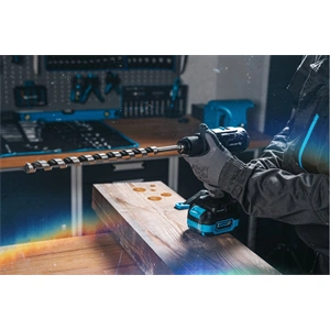 Akkumulátoros ütvefúró-csavarozó géptest, (akku és töltő nélkül),szénkefementes,18V, 80Nm, HÖGERT HT2E223  