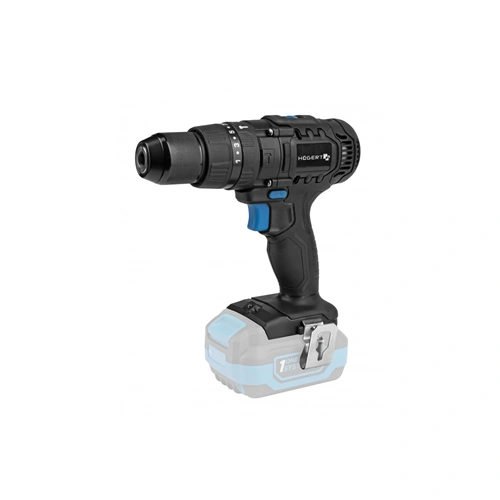 Akkumulátoros ütvefúró-csavarozó géptest (töltő és akku nélkül), 18 V, 50 Nm, HÖGERT HT2E221-0PD  