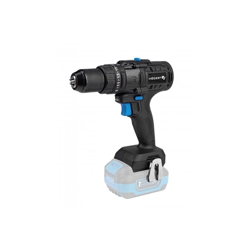 Akkumulátoros ütvefúró-csavarozó géptest,(akku és töltő nélkül),szénkefementes,18V, 100Nm, HÖGERT HT2E224 