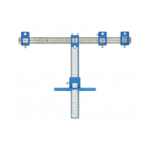 Állítható fúrósablon, max szélesség: 400 mm, alumínium, HÖGERT HT4M219