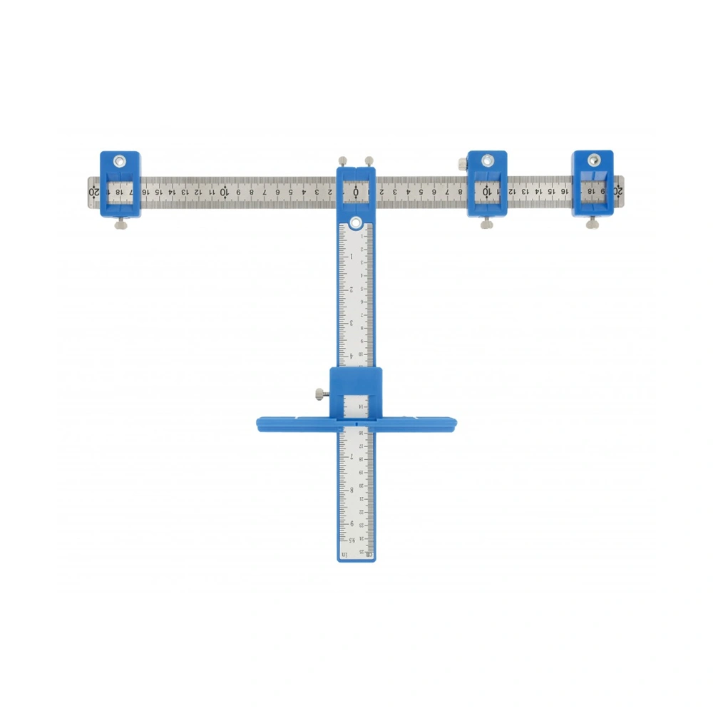 Állítható fúrósablon, max szélesség: 400 mm, alumínium, HÖGERT HT4M219