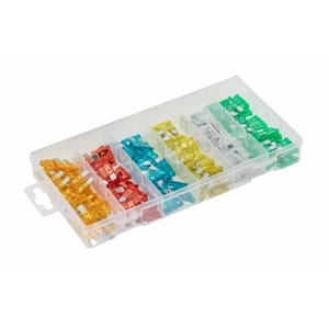 Autóbiztosíték készlet, 120 db-os , HÖGERT HT8G500