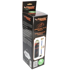 Autóklíma töltő készlet R134a-t helyettesítő hűtőközeg 370 g