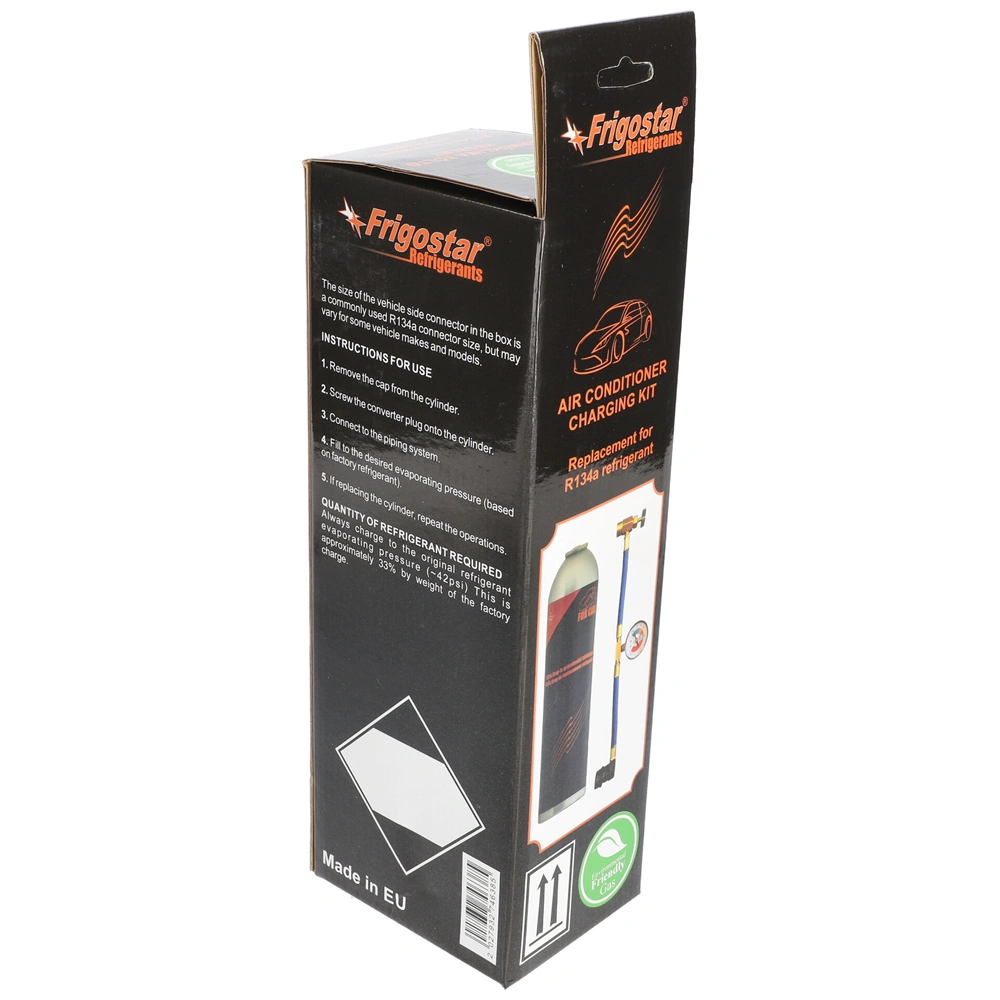 Autóklíma töltő készlet R134a-t helyettesítő hűtőközeg 370 g