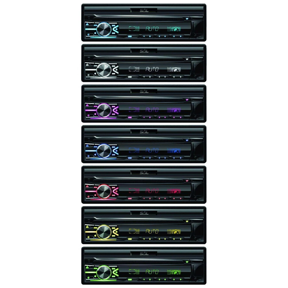 Autórádió és multimédia-lejátszó, 7" LCD motoros mozgású kijelző, USB , 4x50W, SAL VB X800i / RENDELÉSRE