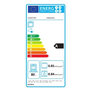 Beépíthető sütő, digitális kijelző, gőztisztító funkció  (eredeti) HOMEFORT HSB64DGB / RENDELÉSRE