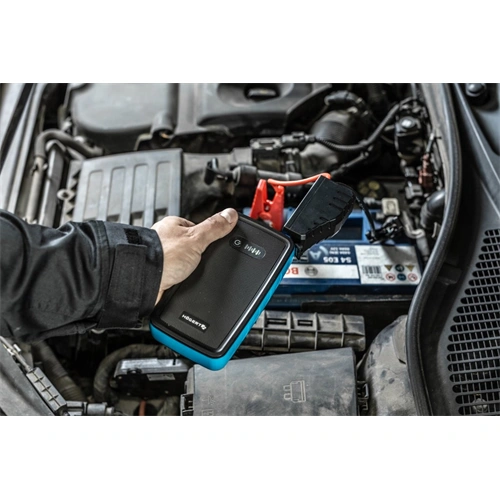 Bikázó Jump Starter, PowerBank, LED lámpa, 10600 mAh, 2 USB, 400A, HÖGERT HT8G622  