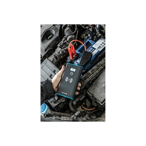 Bikázó Jump starter, PowerBank, LED lámpa, 10000 mAh,USB, indukciós, vezeték nélküli töltő, HÖGERT HT8G623 / RENDELÉSRE