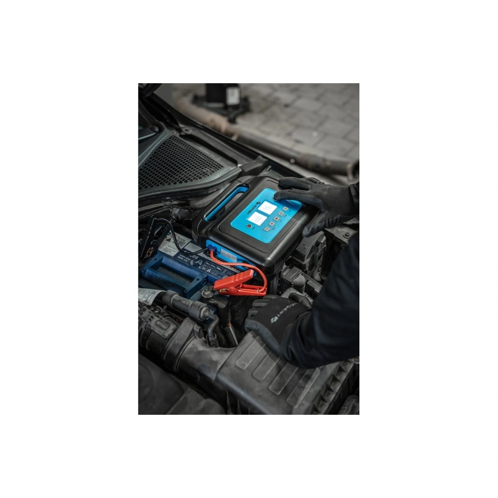 Bikázó Jump starter, PowerBank, LED lámpa, kompresszor, 8 Bar, 10000 mAh,  USB, 400A, HÖGERT HT8G624