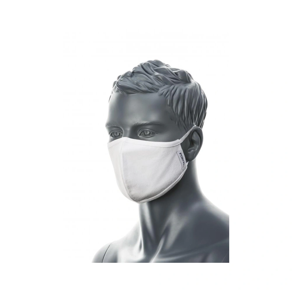 CV22, anti-mikrobiális, 2 rétegű arcmaszk fehér