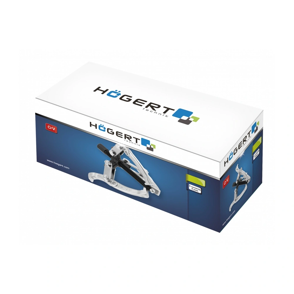 Csapágylehúzó, háromkarú, 200 mm, HÖGERT HT8G208