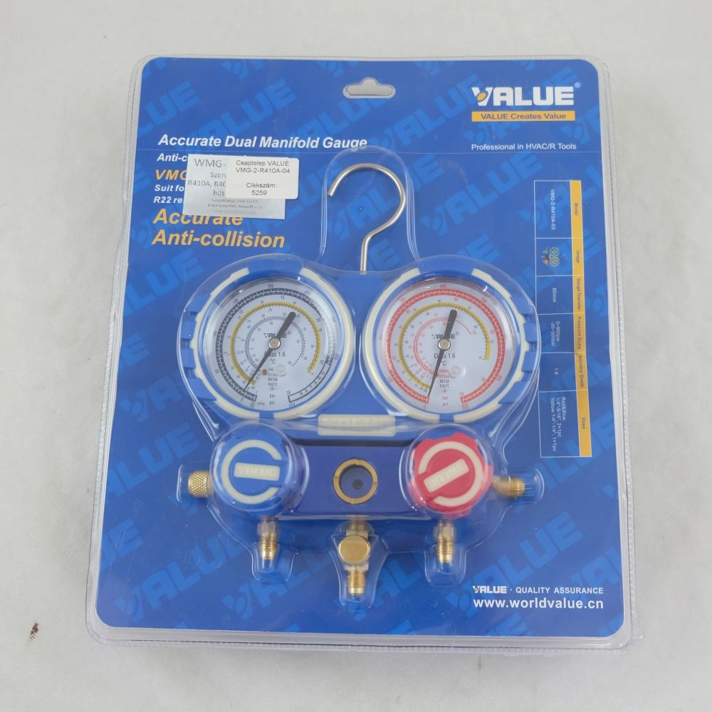 Csaptelep dupla VMG-2-R410A-04 (R-134a, R-404A, R-407C, R-410A hűtőközegekhez) VALUE / RENDELÉSRE