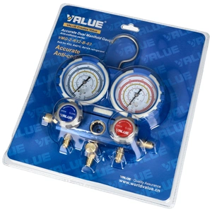 Csaptelep dupla, kétcsapos VMG-2-R32-B-03 (68mm) (R32, R134a, R407C, R410A hűtőközegekhez)  VALUE / RENDELÉSRE