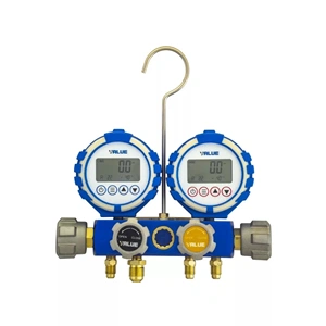 Csaptelep készlet, digitális, dupla, kétcsapos VDG-4-S1 (9 féle hűtőközeghez) VALUE / RENDELÉSRE