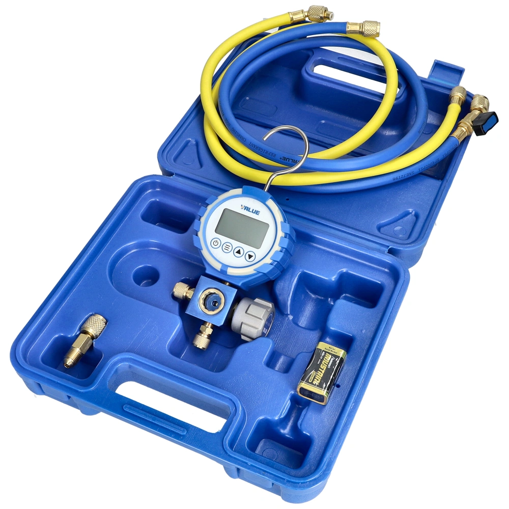 Csaptelep készlet, digitális, egycsapos VDG-S1 (R22,R32,R290,R410A,1234yf,R134a,R404A,R407C,R507 ) VALUE / RENDELÉSRE