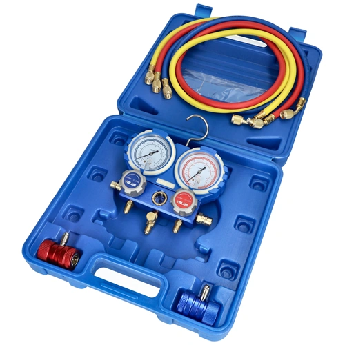 Csaptelep készlet, dupla kétcsapos VMG-2-R134a-B (R-134a hűtőközeghez) VALUE / RENDELÉSRE