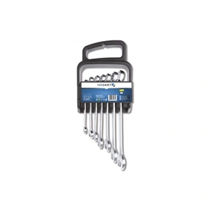 Csillag-villáskulcs készlet, 8-19 mm 7 részes műanyag tartó, 25 év garancia, HÖGERT HT1W490