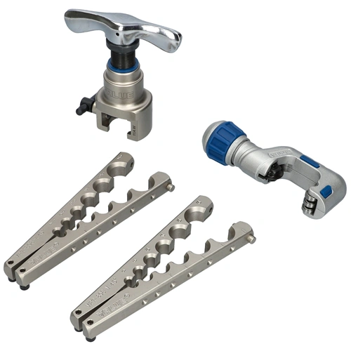 Csőperemező készlet ( 1/4, 5/16, 3/8, 1/2, 5/8, 3/4 coll , 6/8/10/12/15/19 mm ) VFT-808-MI-02 VALUE / RENDELÉSRE