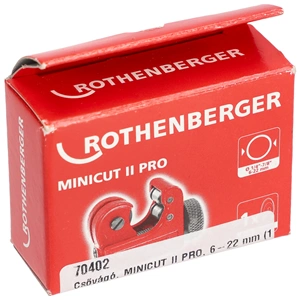 Csővágó, MINICUT II PRO, 6-22 mm (1/4"-7/8"), ROTHENBERGER 70402