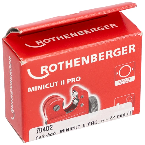 Csővágó, MINICUT II PRO, 6-22 mm (1/4"-7/8"), ROTHENBERGER 70402