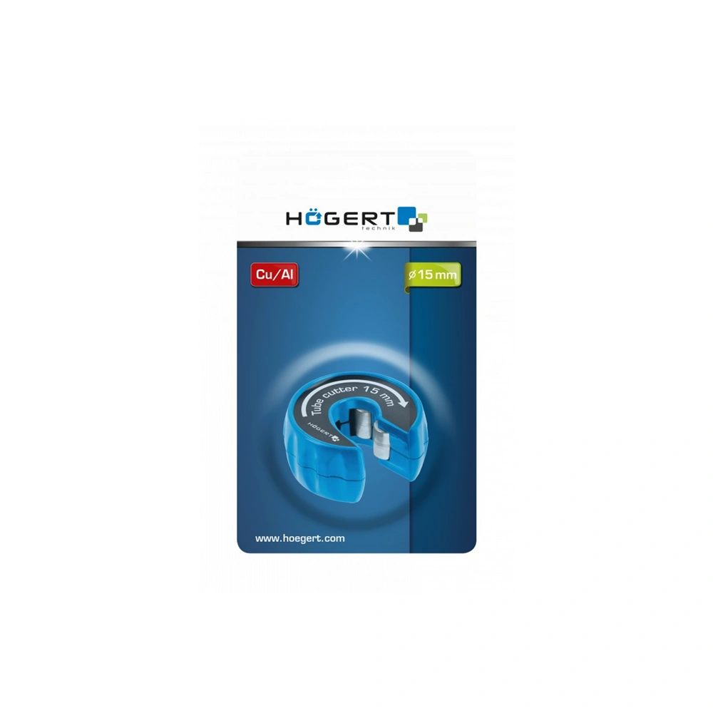 Csővágó, réz, alu, műanyag csővekhez, 15 mm, HÖGERT HT1P623
