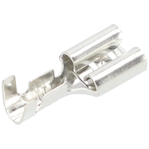 Csúszósaru, 6,3x0,5, aljzat,ón, 0,5-1 mm² kábelhez