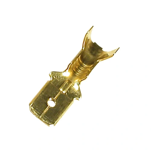 Csúszósaru, 6,3x0,8, dugó, réz, 0,5-1 mm² kábelhez