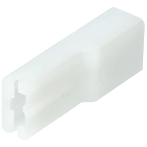 Csúszósaru műanyag védőhüvely fehér 6,3