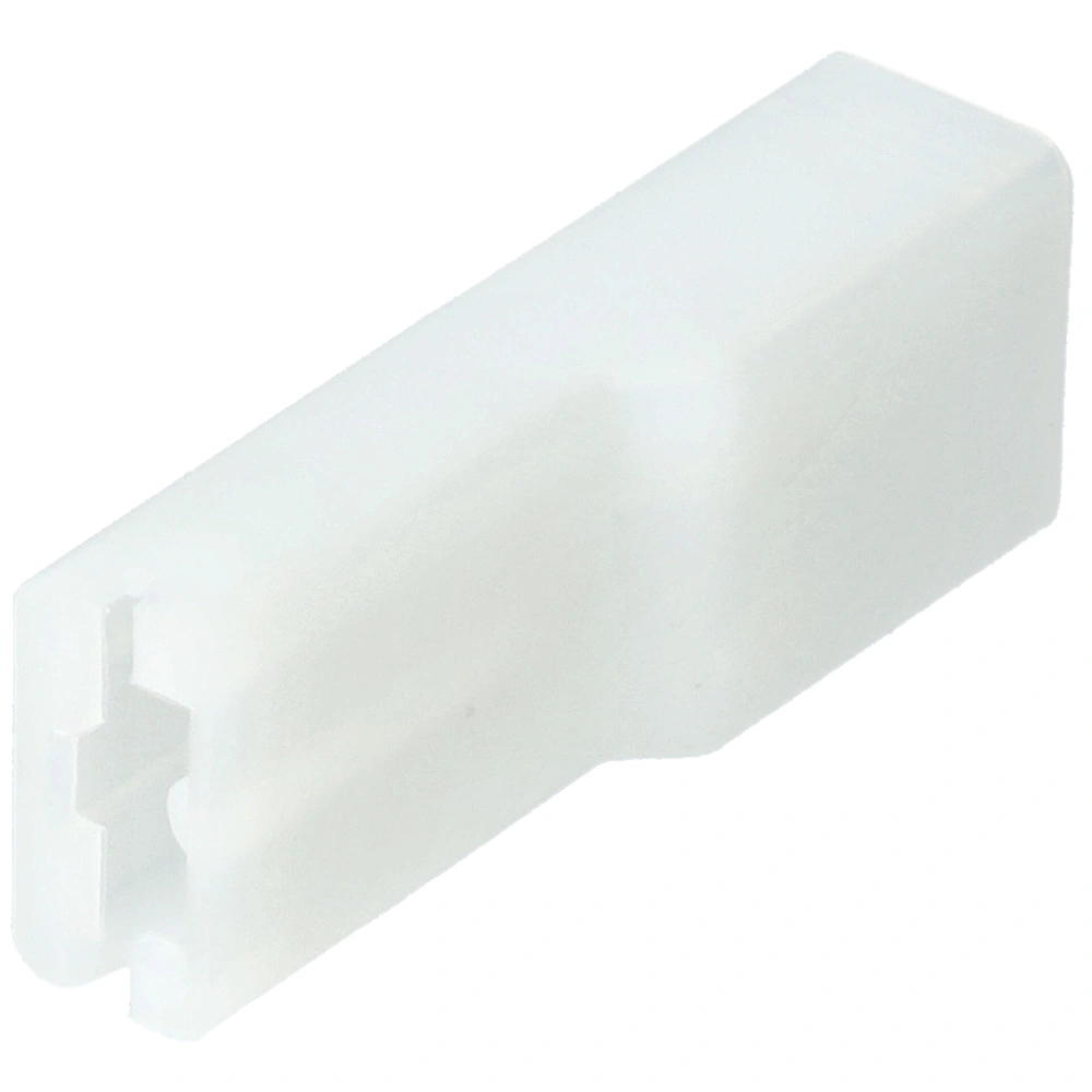 Csúszósaru műanyag védőhüvely fehér 6,3