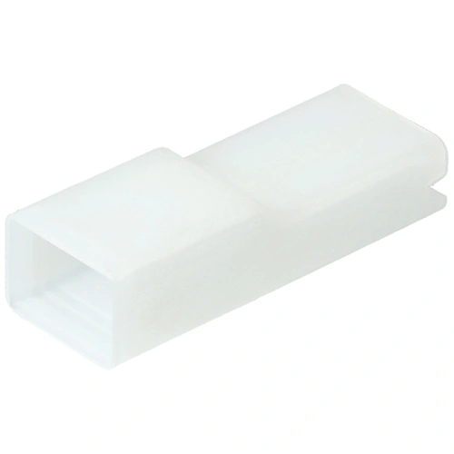 Csúszósaru műanyag védőhüvely fehér 6,3