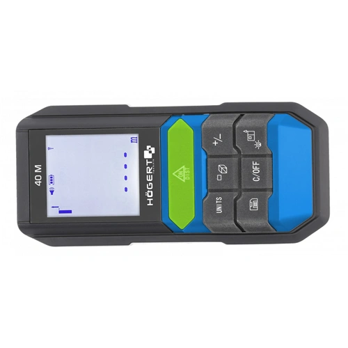 Digitális, lézeres távolságmérő, 40 m, HÖGERT HT4M322