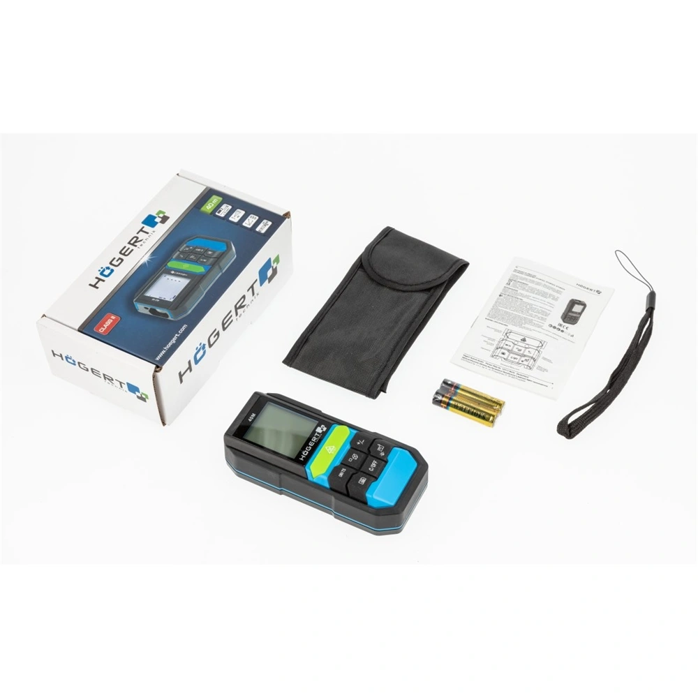Digitális, lézeres távolságmérő, 40 m, HÖGERT HT4M322
