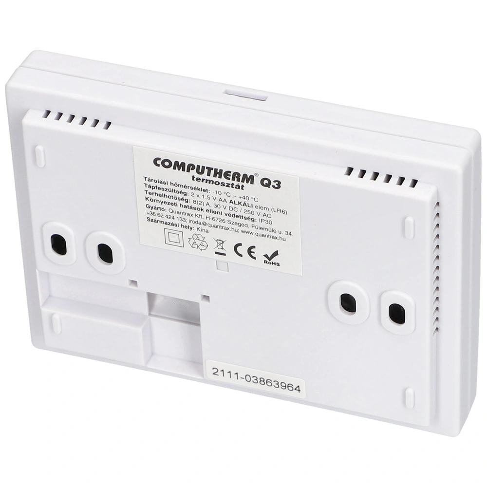 Digitális szobatermosztát (COMPUTHERM Q3)