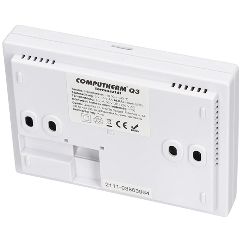 Digitális szobatermosztát (COMPUTHERM Q3)
