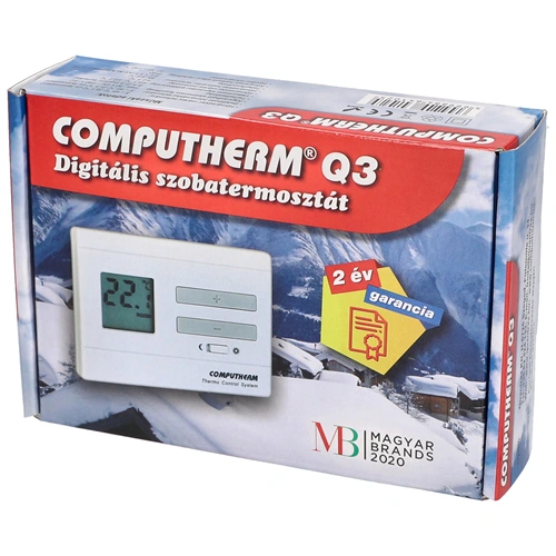 Digitális szobatermosztát (COMPUTHERM Q3)