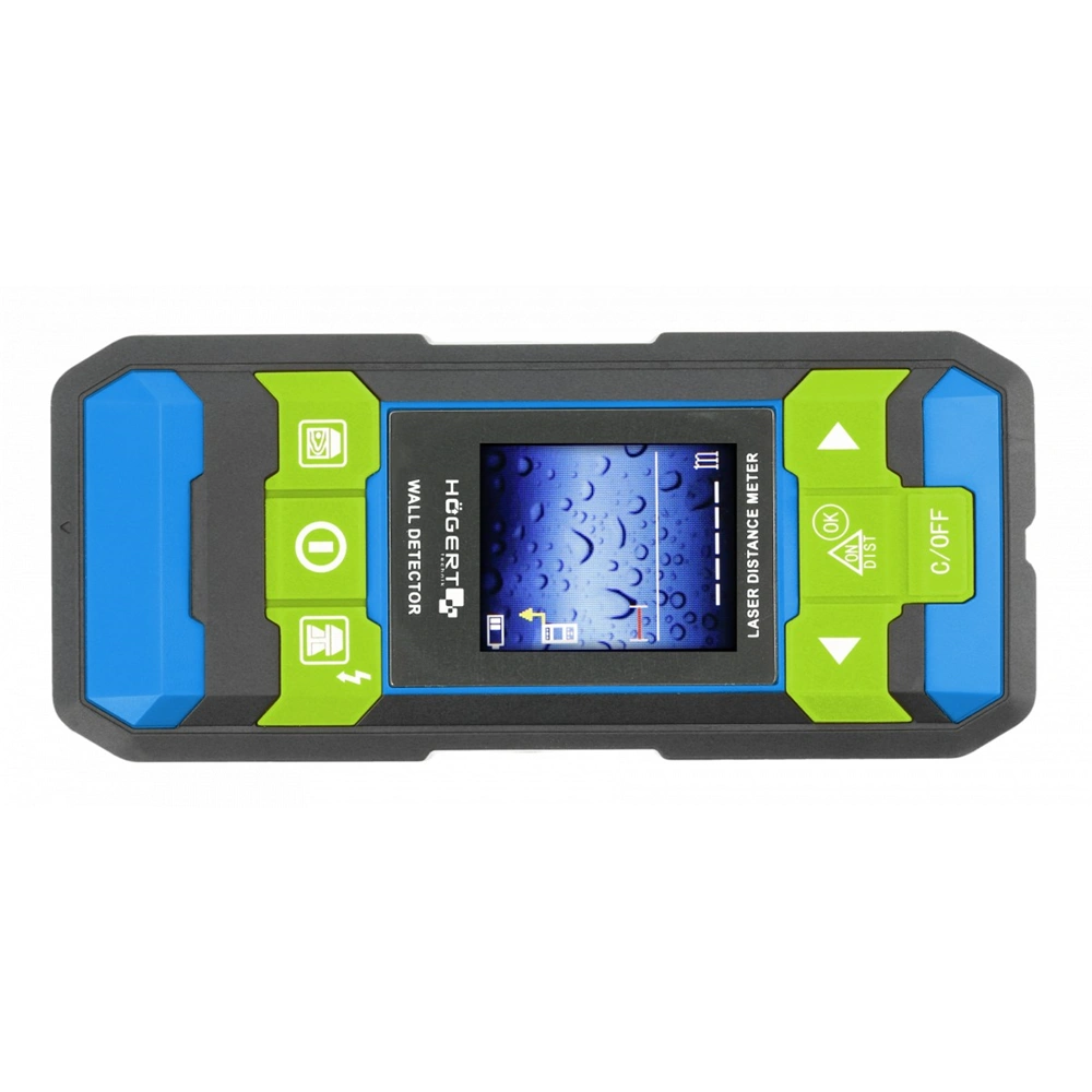 Digitális vezeték- és csőkereső detektor, 40m, távolságmérővel , HÖGERT HT4M342