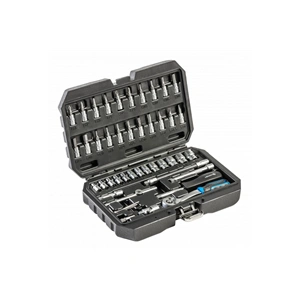 Dugókulcs és bitkészlet 1/4", 46 részes, 25 év garancia, HÖGERT HT1R216