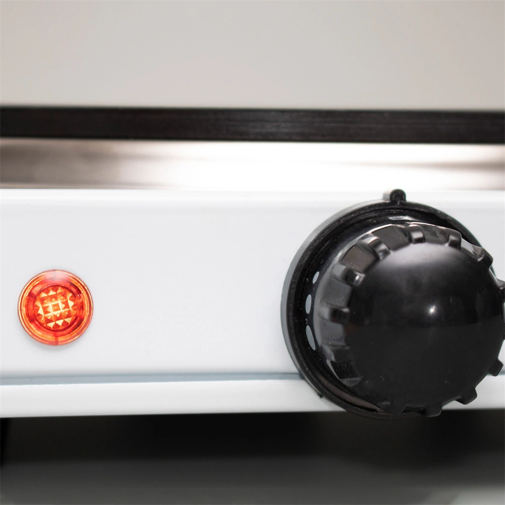 Elektromos főzőlap, hordozható, 1500W , ∅18 cm főzőfelület, zománcozott készülékház  HOME HG R 01WH / RENDELÉSRE